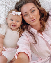 Load image into Gallery viewer, Aurelia Gemstone Midi Shirt Dress - Marshmallow