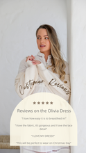 Load image into Gallery viewer, Olivia Midi Dress - Vanilla
