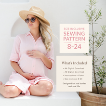 Load image into Gallery viewer, Aurelia Dress Sewing Digital Pattern Download
