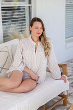 Load image into Gallery viewer, Valentina Swing Top - Cinnamon Gingham