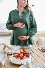 Load image into Gallery viewer, Valentina Swing Top - Eucalyptus Linen