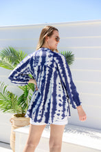 Load image into Gallery viewer, BLACK FRIDAY SAMPLE SALE Valentina Swing Top - Shibori Linen