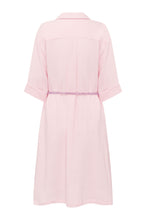 Load image into Gallery viewer, Aurelia Gemstone Midi Shirt Dress - Marshmallow