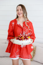 Load image into Gallery viewer, Valentina Swing Top - Pomegranate Wildflower