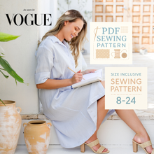 Load image into Gallery viewer, Aurelia Dress Sewing Digital Pattern Download
