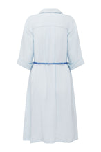Load image into Gallery viewer, Aurelia Gemstone Midi Shirt Dress - Cornflower Blue
